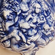 Large vase with antique decorations in relief, 30 cm
