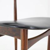 1960s Set of Six Scantic Mobelvaerk Dining Chairs in Leatherette, Denmark