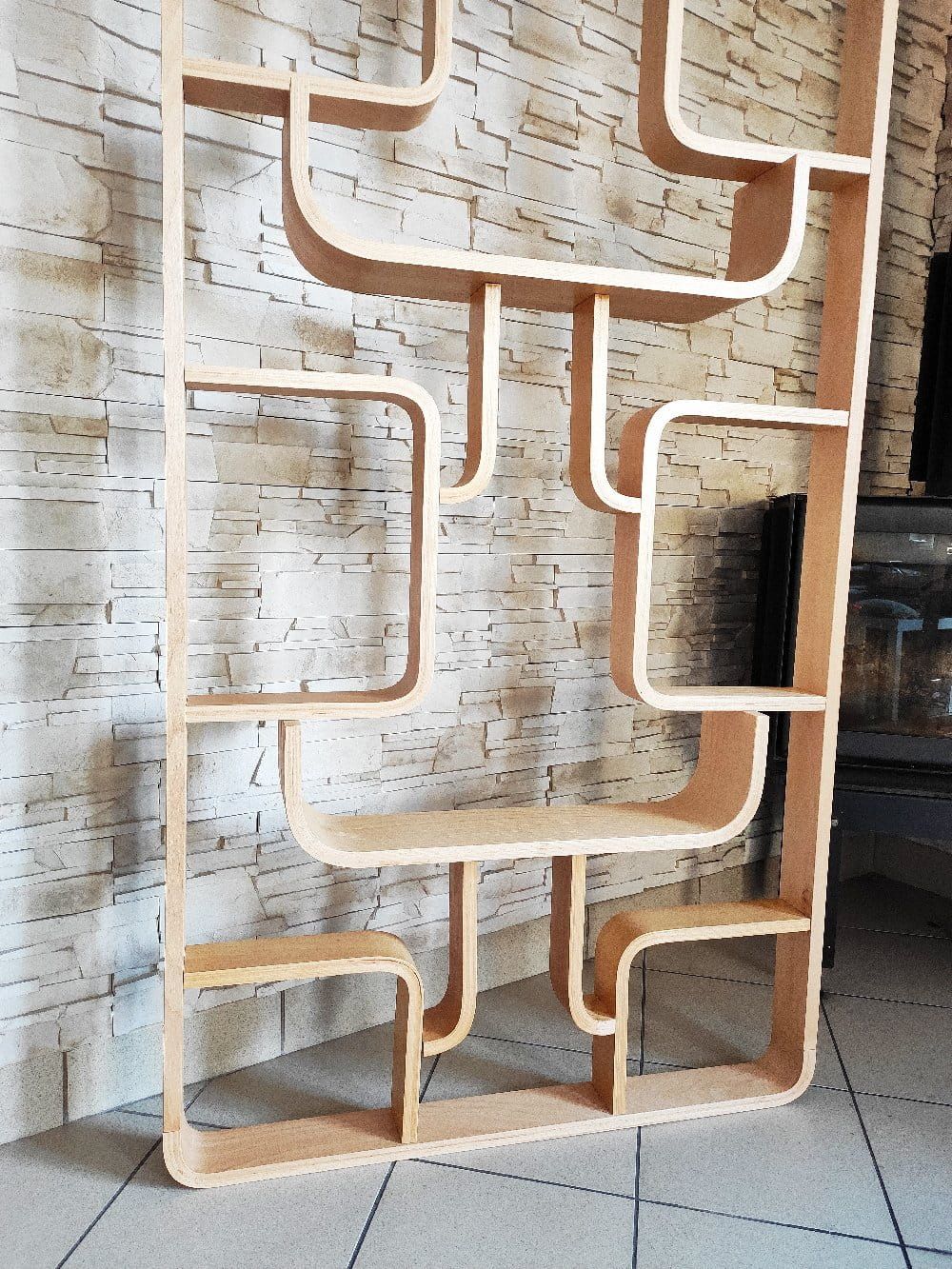 Room divider by L. Volák for Dřevopodnik Holešov, Czechoslovakia, 1960s