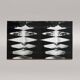 1980s Gorgeous Piero Fornasetti Backgammon in Excellent condition. Made in