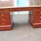 Very large chest of drawers desk from the Louis Philippe period in 19th-century mahogany.