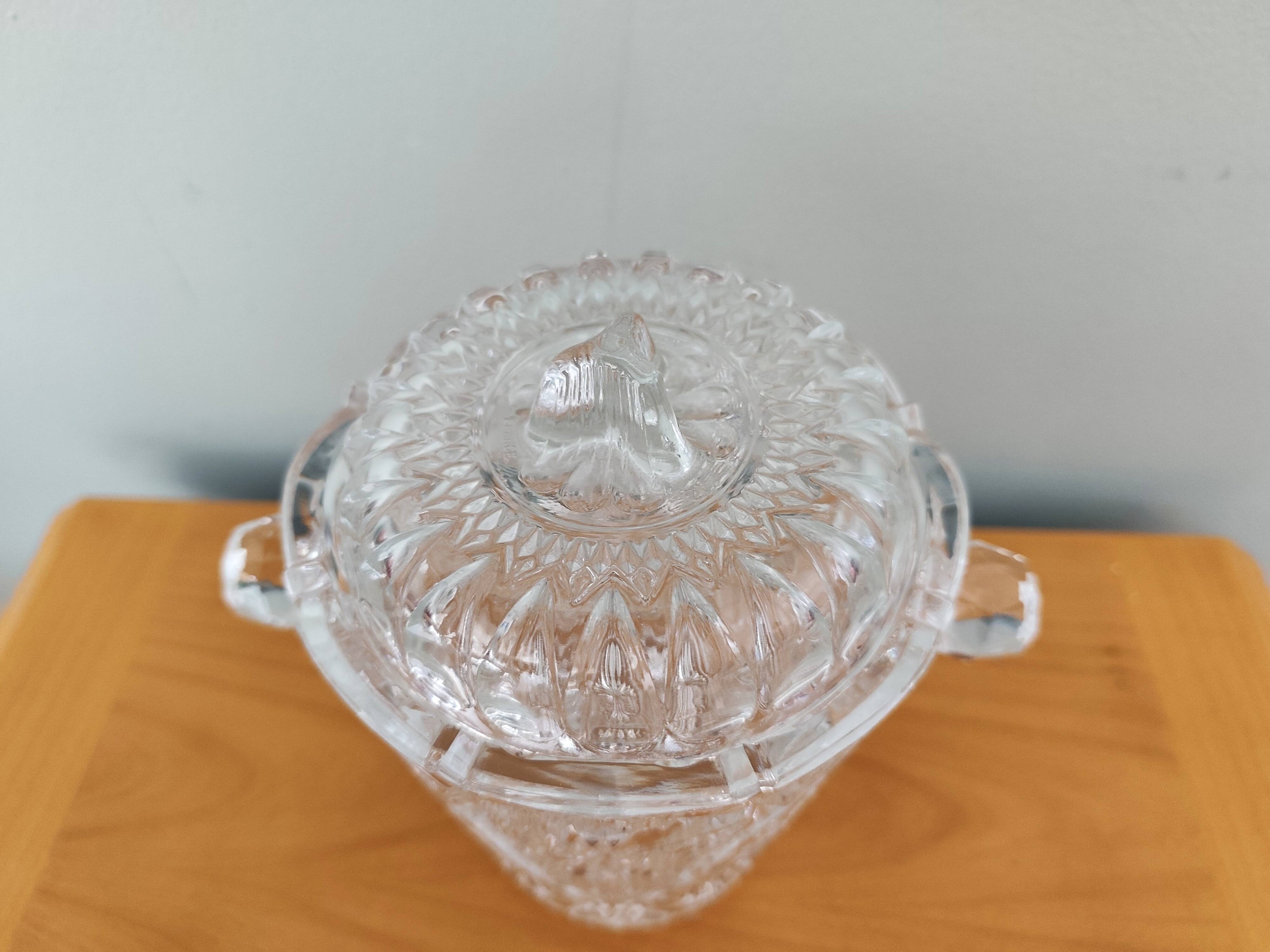 Cut glass ice bucket