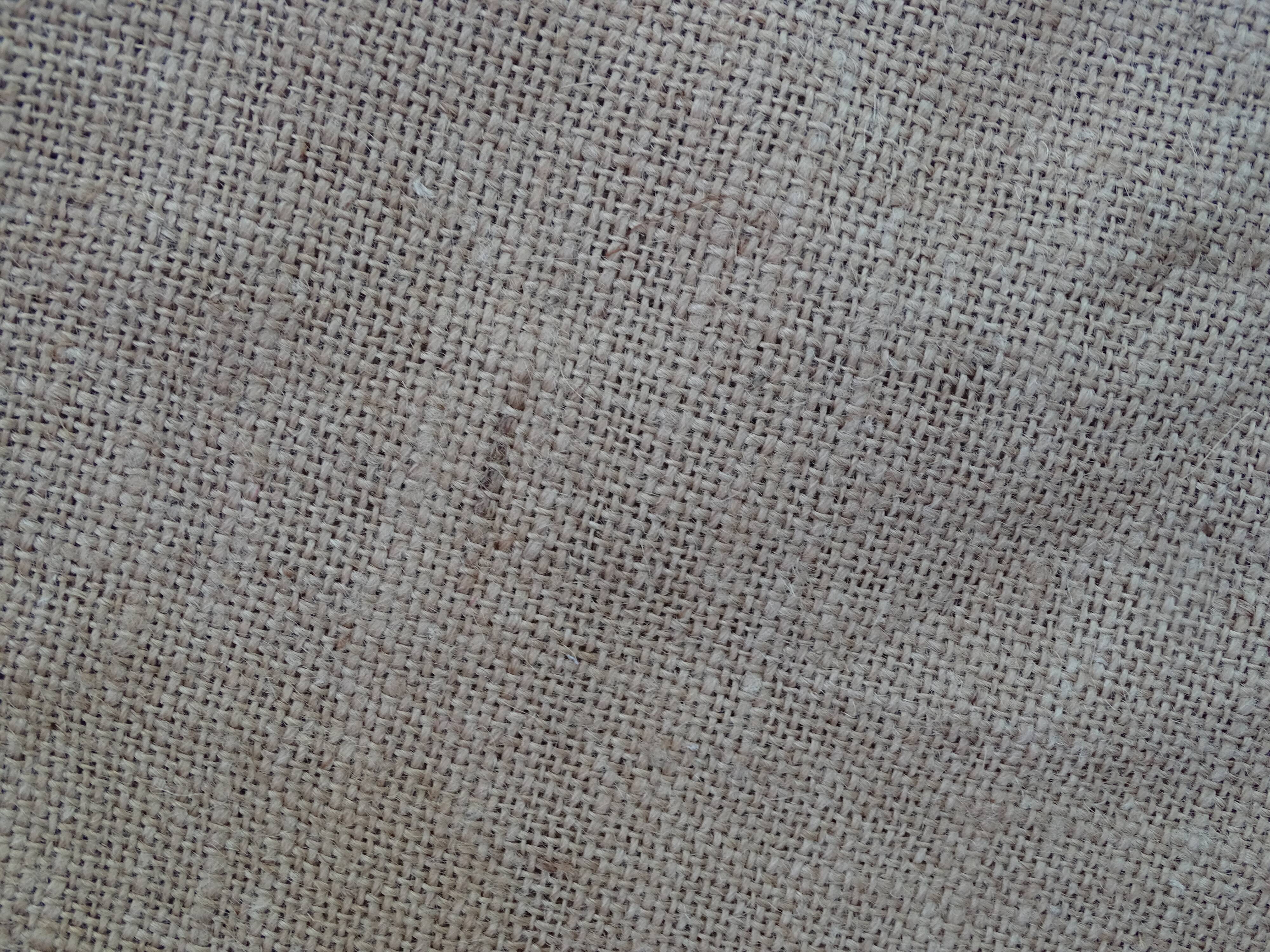 Burlap bag, train décor for the company ZPC