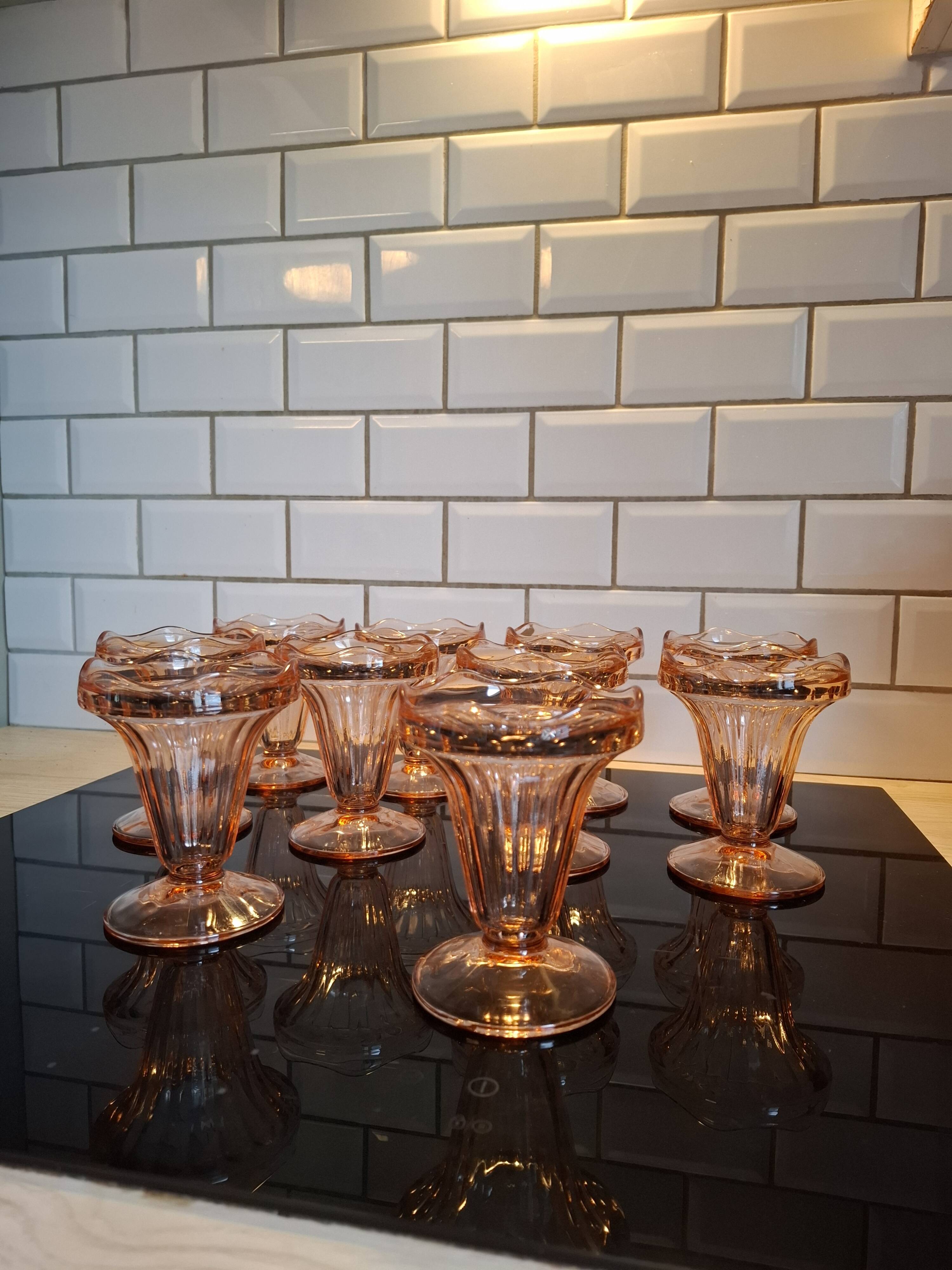 10 coupes à glace Rosaline