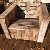 Fauteuils à palettes de bois