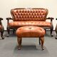 Original Vintage Chesterfield Chippendale Living Room set