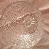 Crystal cut with matching cups