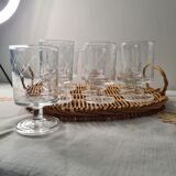 Wine glasses Luminarc limited edition 70s