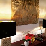 Bas relief in plaster