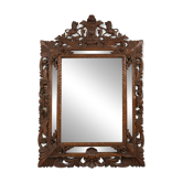 Antique mirror carved oak - Henri II style