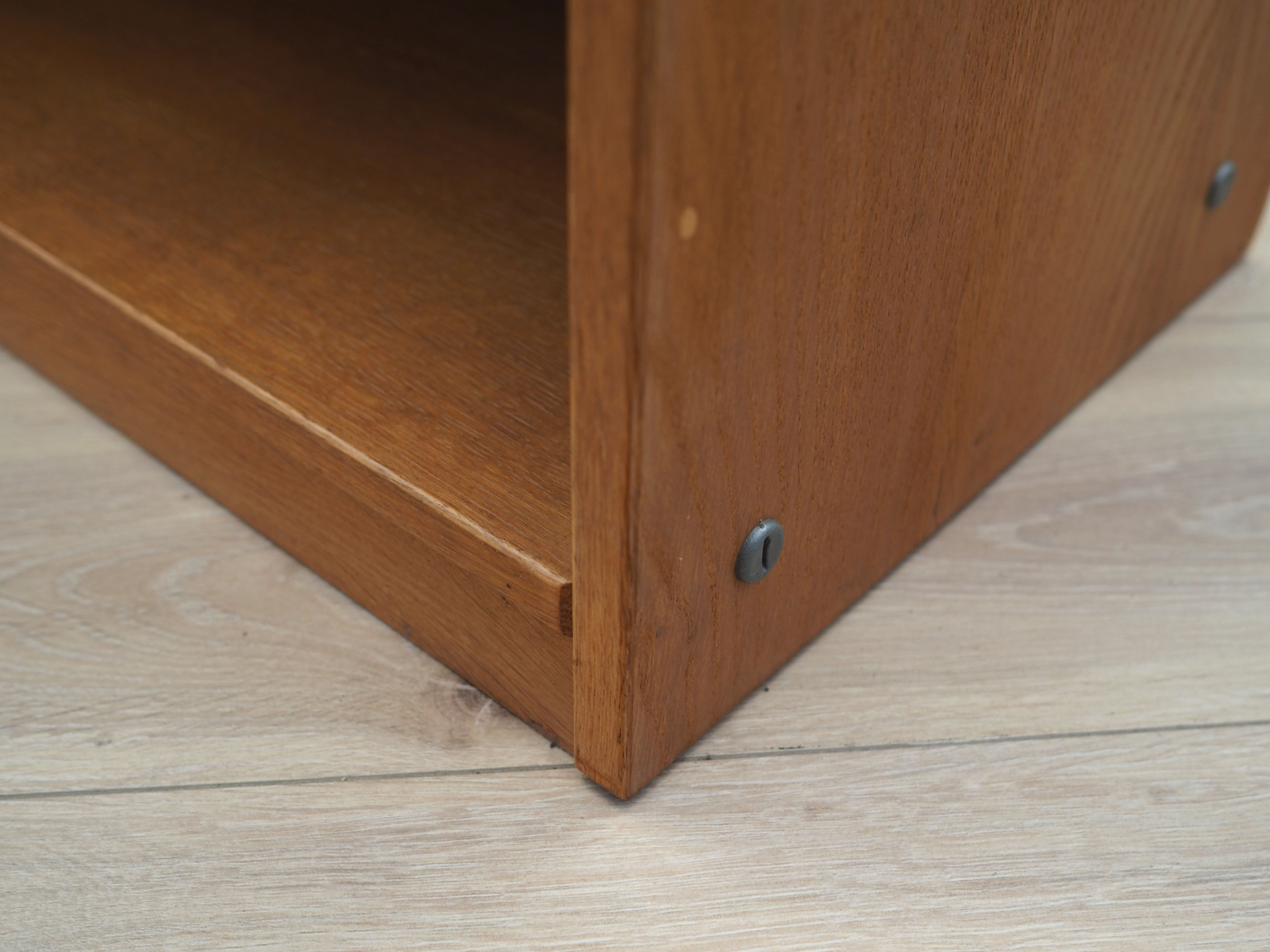 Oak bookcase, Danish design, 1970s, manufactured by ÆJM Møbler