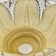 Wall lamp double fires copper metal art deco glassware ezan opalescent gilded