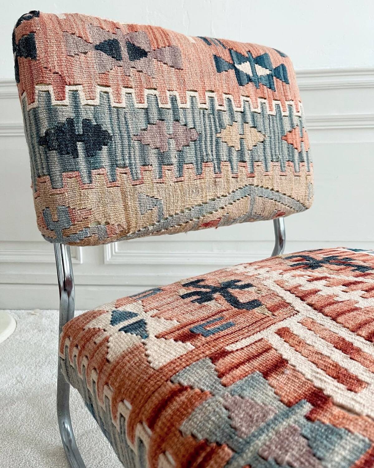 Vintage kilim chair
