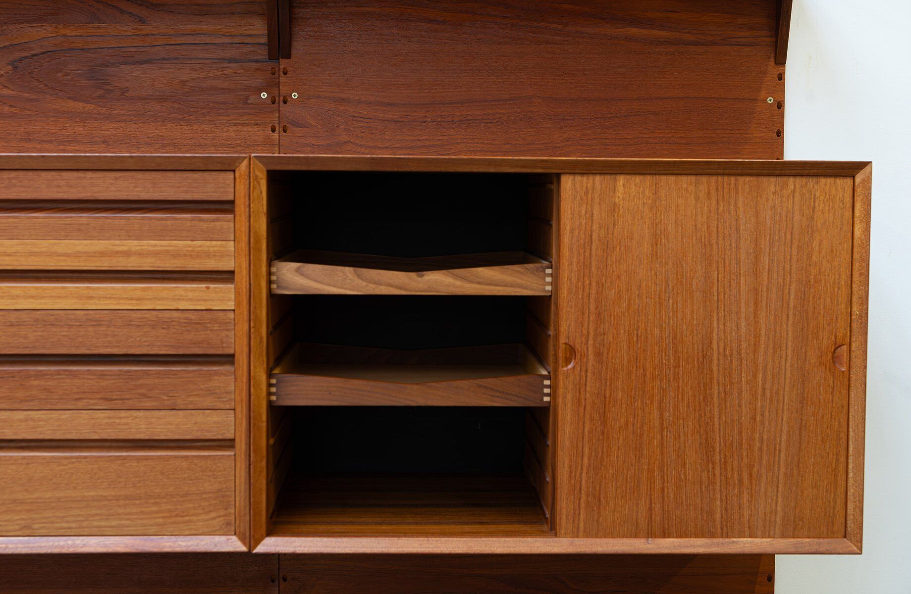 Modular wall unit by Poul Cadovius for Cado, Denmark, 1960s