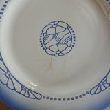8 old Digoin and Sarreguemines dinner plates