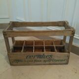 Bottles in wooden box