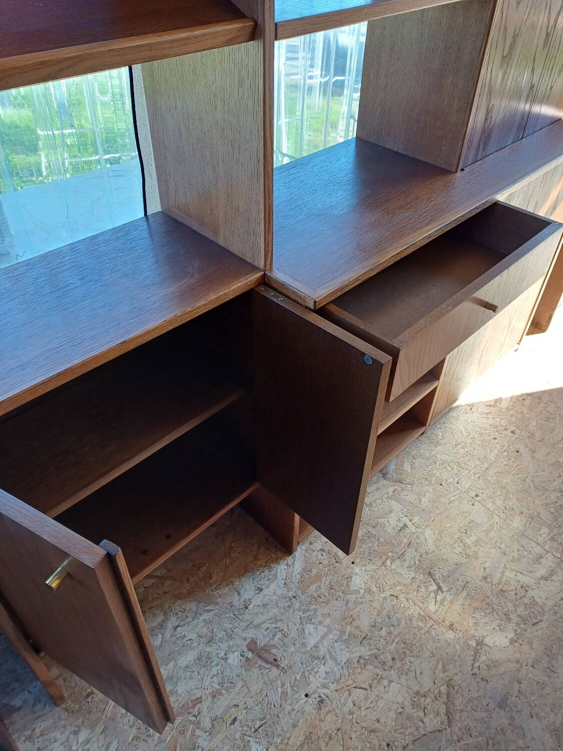 Bibliothèque étagère vintage