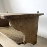 Farmhouse Style Wooden Wall Shelf