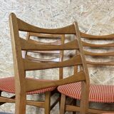 4x 60s 70s dining chair dining chair mid century Danish modern design