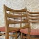 4x 60s 70s dining chair dining chair mid century Danish modern design