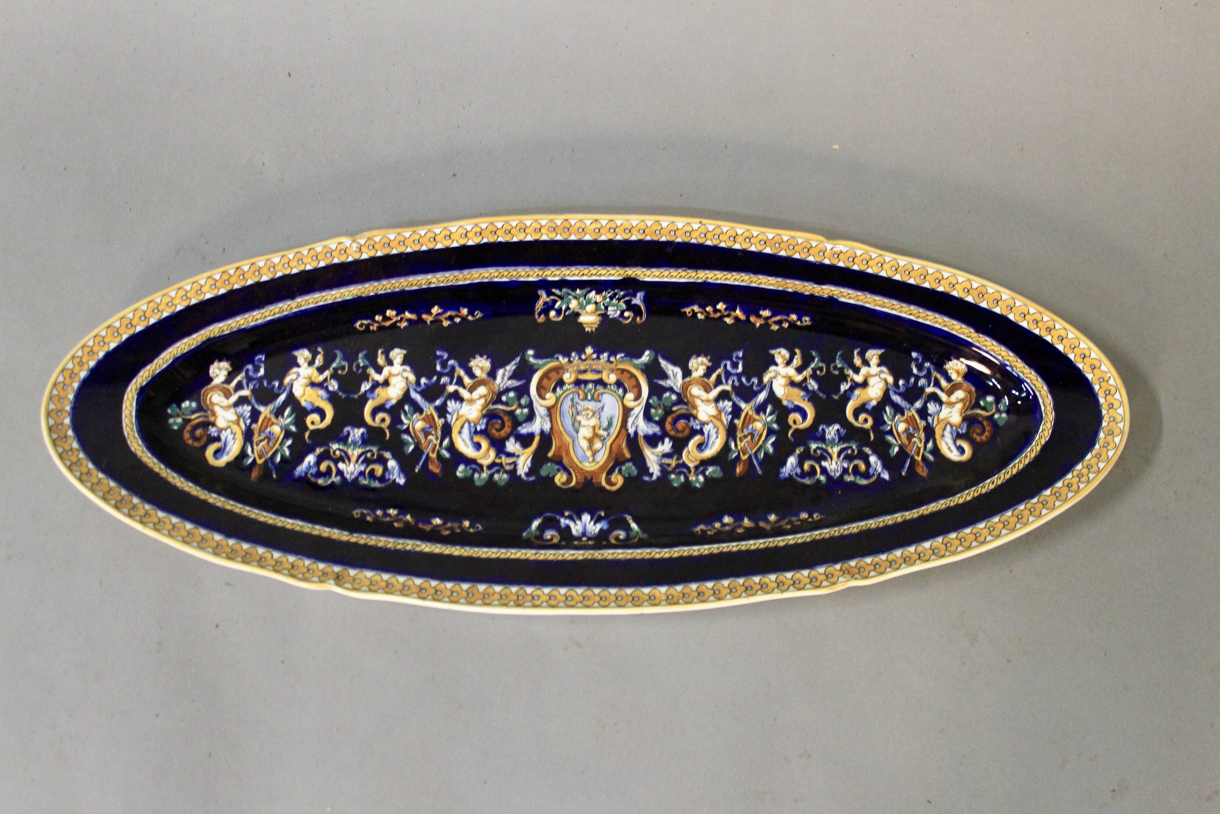 Gien earthenware serving dish