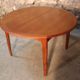 Scandinavian vintage teak dining table with 2 extension cords hidden by Svend Aage Madsen for Knudsen - Son, Denmark