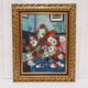 Tableau peinture nature morte fleurs