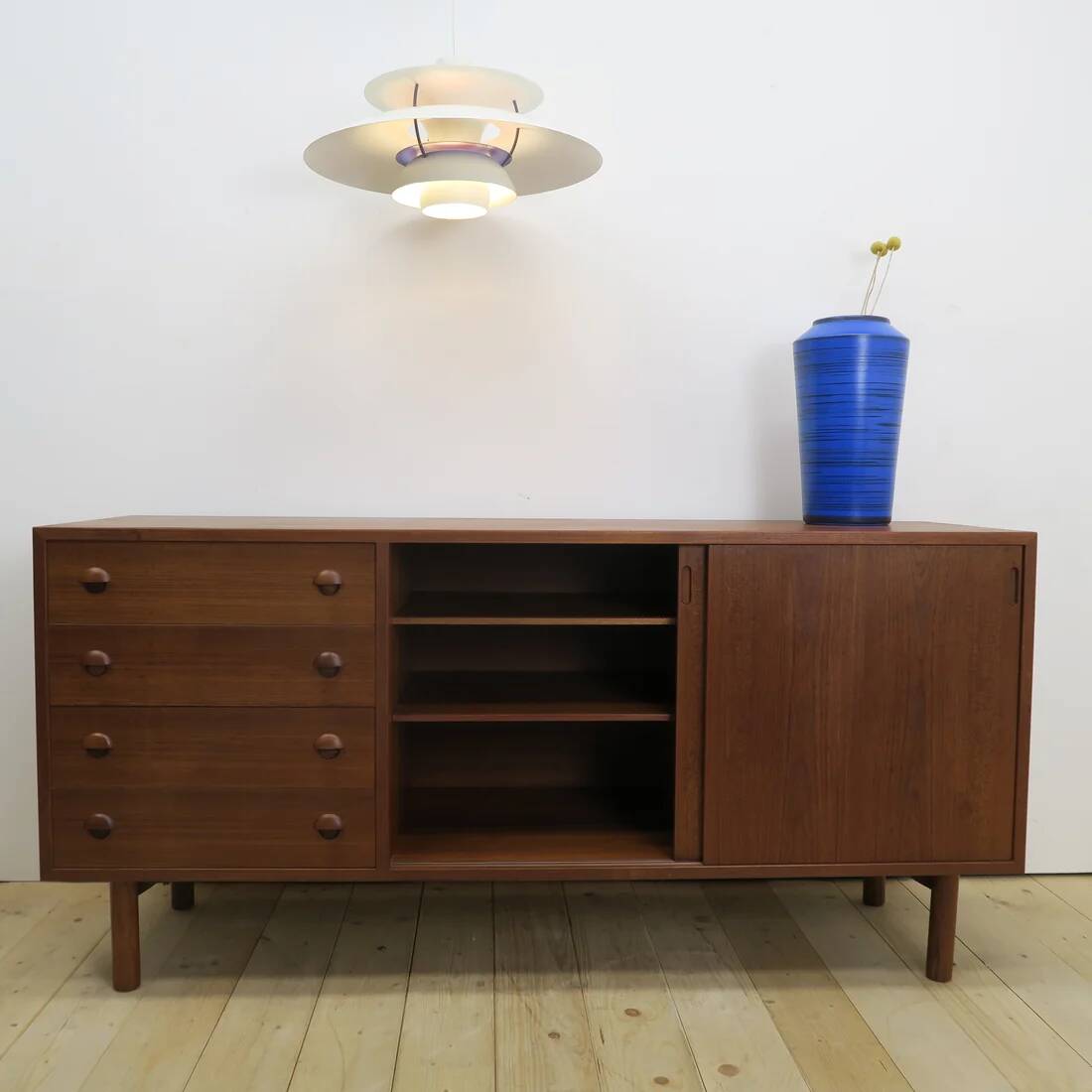 Teak enfilade, Hornslet Møbelfabrik, Denmark 1960
