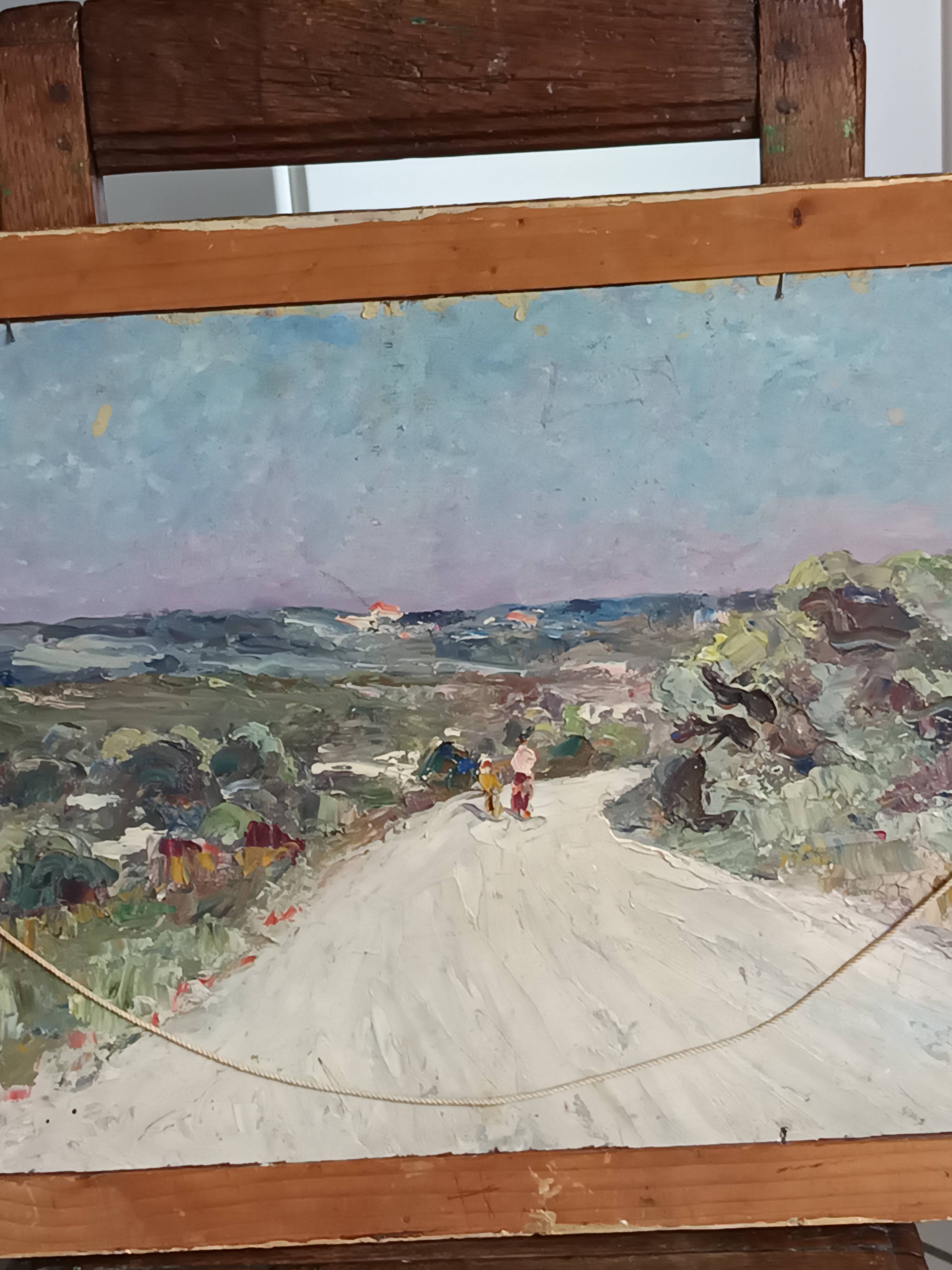 oil on panel by the Provençal painter Henri Millet