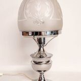 Lampe en table de cristal, Espagne, années 1960
