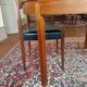 Table ronde extensible scandinave teck vintage