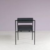 1980s “Tokio” dining table with six “Vienna” chairs by Rodney Kinsman for Bieffeplast, Italy