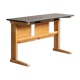 Casala double office in solid beech renovated and restyled, circa 1960