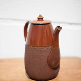 Glazed clay coffee or tea maker