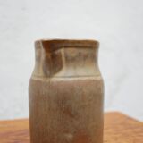 Vintage stoneware pitcher by the Digoin factory, France