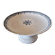Saint Amand blue iron earth compote, Arabesque decoration, early 1900s.