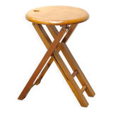 Adrian Reed Suzy Wooden Folding Stool, 1970s