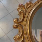 Baroque mirror in gilded wood