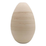 White egg vase
