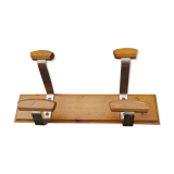 Vintage metal and wood coat hook