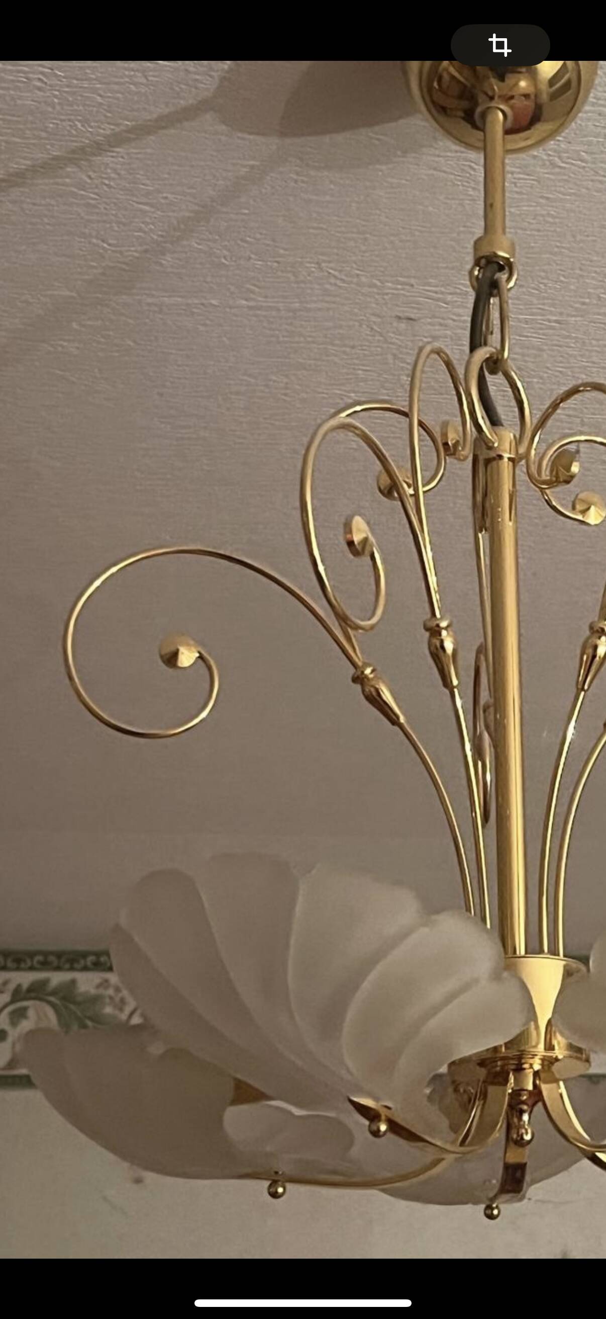 Vintage Murano glass chandelier