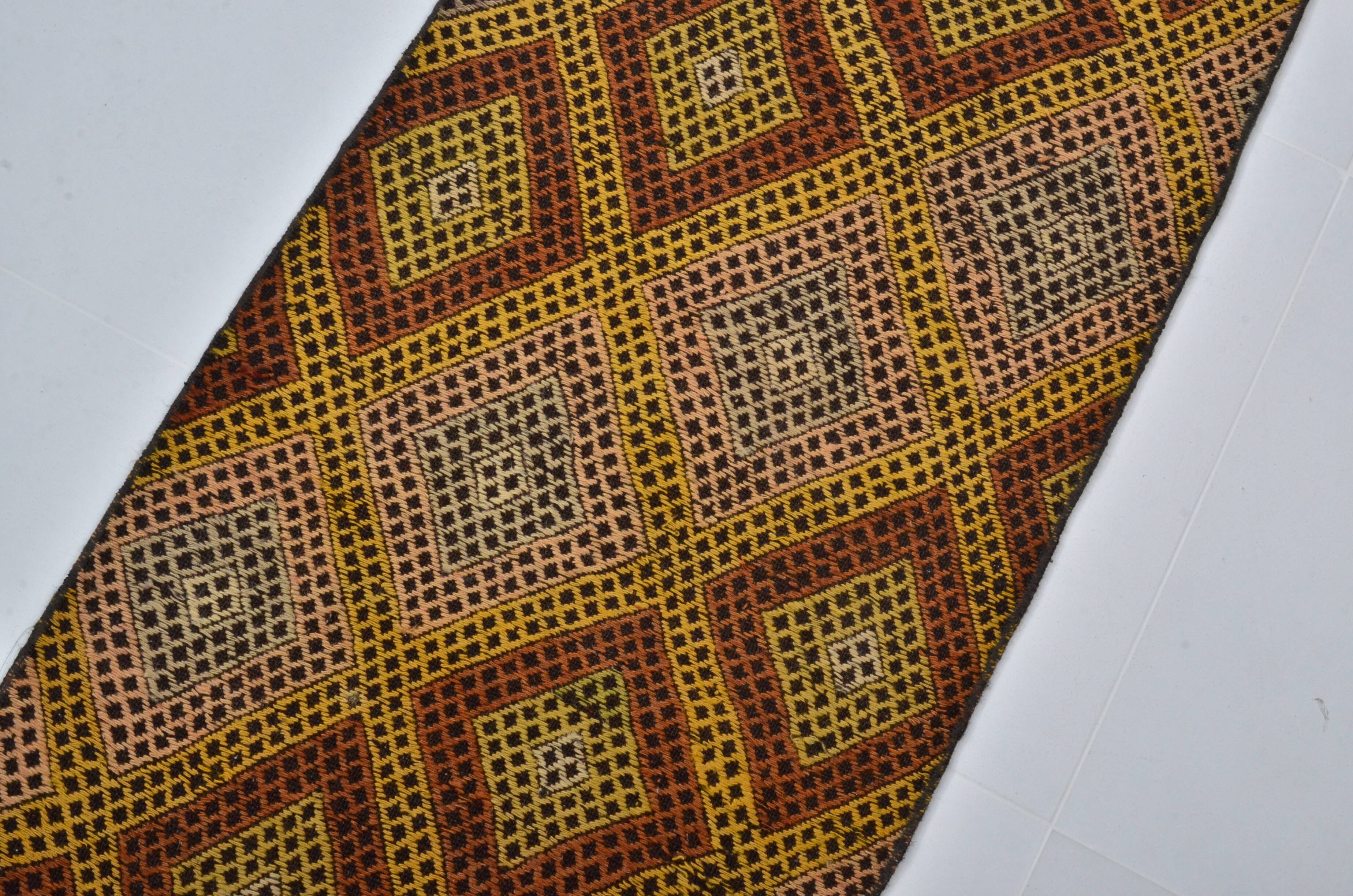 Tribal Vintage Oushak Kilim Rug sku 3399