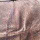 Pair 70s brown velvet armchairs