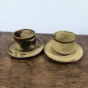 Set of 2 cups and saucers Langenthal