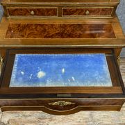 Louis XV style happiness desk in marquetry around 1880-1900