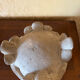 Sculpture ancienne en pierre visage de Bethsabee