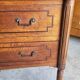 LOUIS XVI COMMODE WITH 2 DRAWERS IN SOLID WALNUT FROM THE 19TH CENTURY
