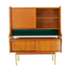 Scandinavian sideboard in solid teak wood and brass, 1950s Swedish vintage
