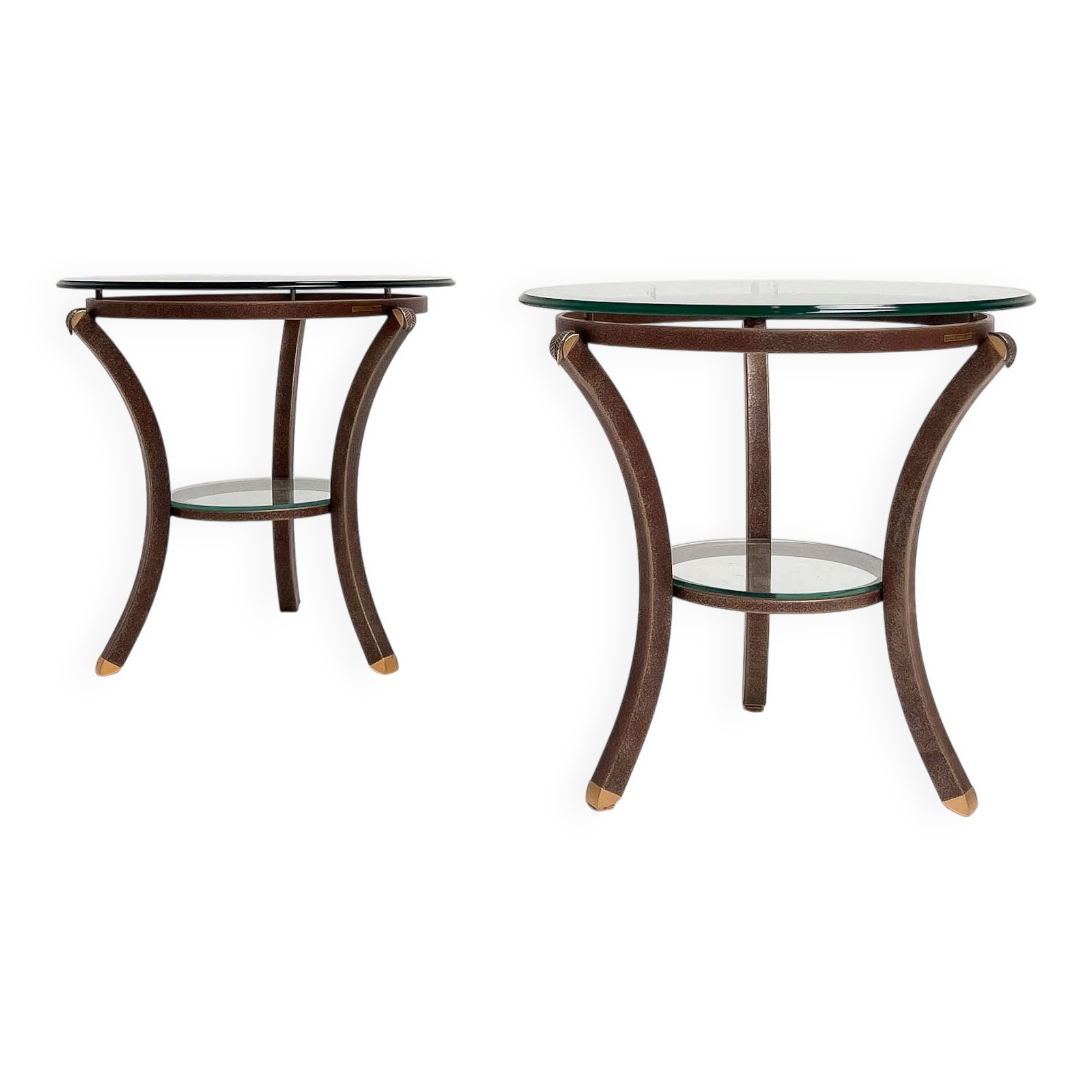 Set Art Deco side tables by Pierre Vandel, 1960s