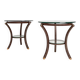 Set Art Deco side tables by Pierre Vandel, 1960s